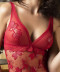 Body sexy prêt à porter Lise Charmel Glamour Couture rouge ALH5207 GD 2