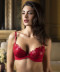 Soutien gorge coque Lise Charmel Glamour Couture rouge ACH8507 GD 1