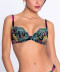 Soutien gorge coque moulé Lise Charmel Fleurs Étoiles éclat étoile (noir et multicolore) ACH8596 EE 8