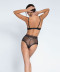 Soutien gorge triangle sexy en soie Lise Charmel Splendeur Soie noir ACC7480 NO 11