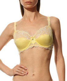SEXY LINGERIE : Silk full cup bra with wires