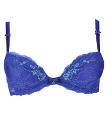 LINGERIE : Push-up bra Effusion bleue