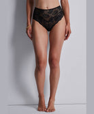 Culotte haute Rythm of desire Noir Aubade 2A24-NOIR