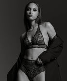 Culotte haute Rythm of desire Noir Aubade 2A24-NOIR
