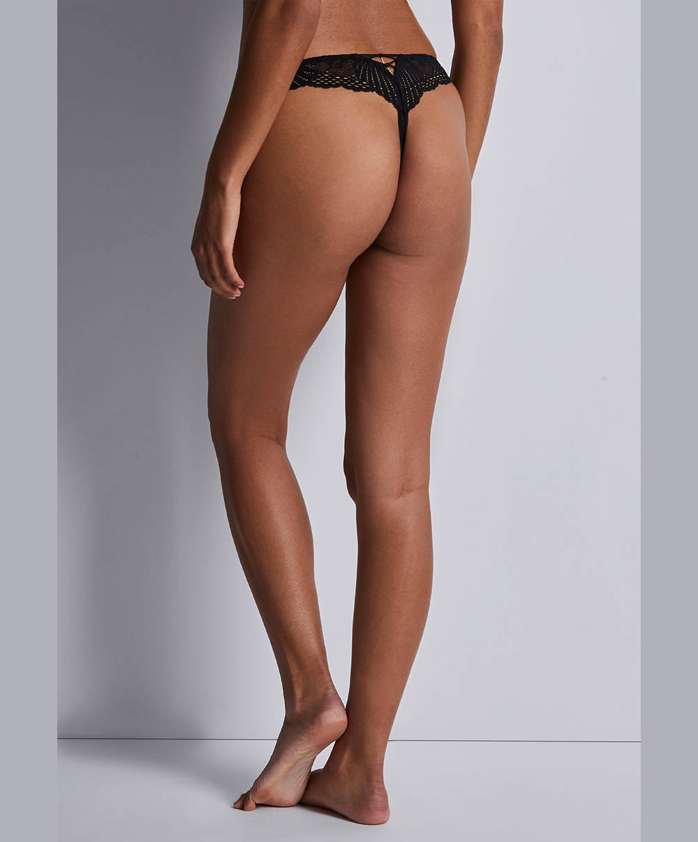 Tanga Rythm of desire Noir Aubade 2A26-NOIR