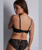 Soutien-gorge triangle plunge Rythm of desire Noir Aubade 2AN12-NOIR