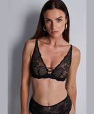 Soutien-gorge triangle plunge Rythm of desire Noir Aubade 2AN12-NOIR