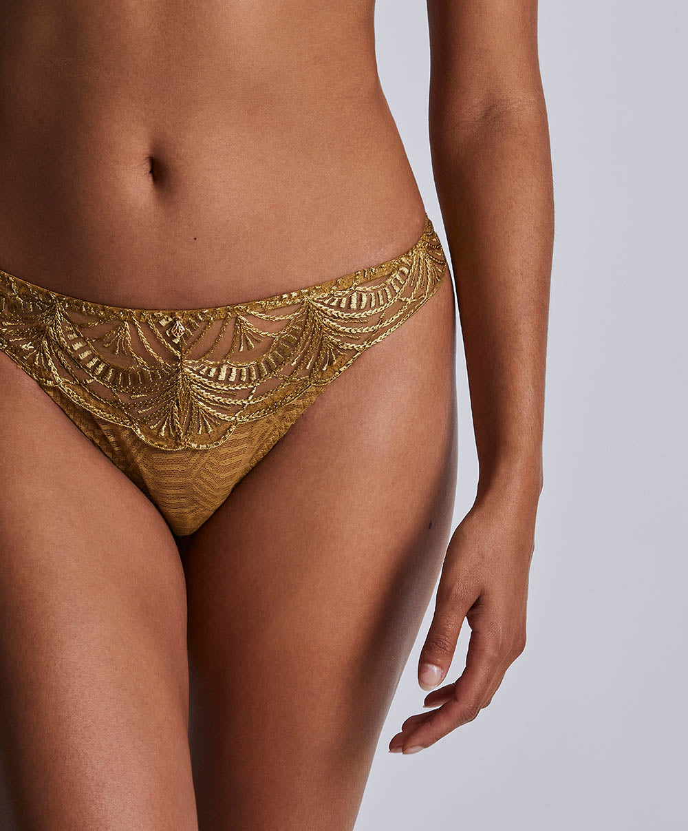 Tanga Ethnic vibes Sublime bronze Aubade 2B26-SUBL