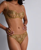 Culotte italien Ethnic vibes Sublime bronze Aubade 2B27-SUBL