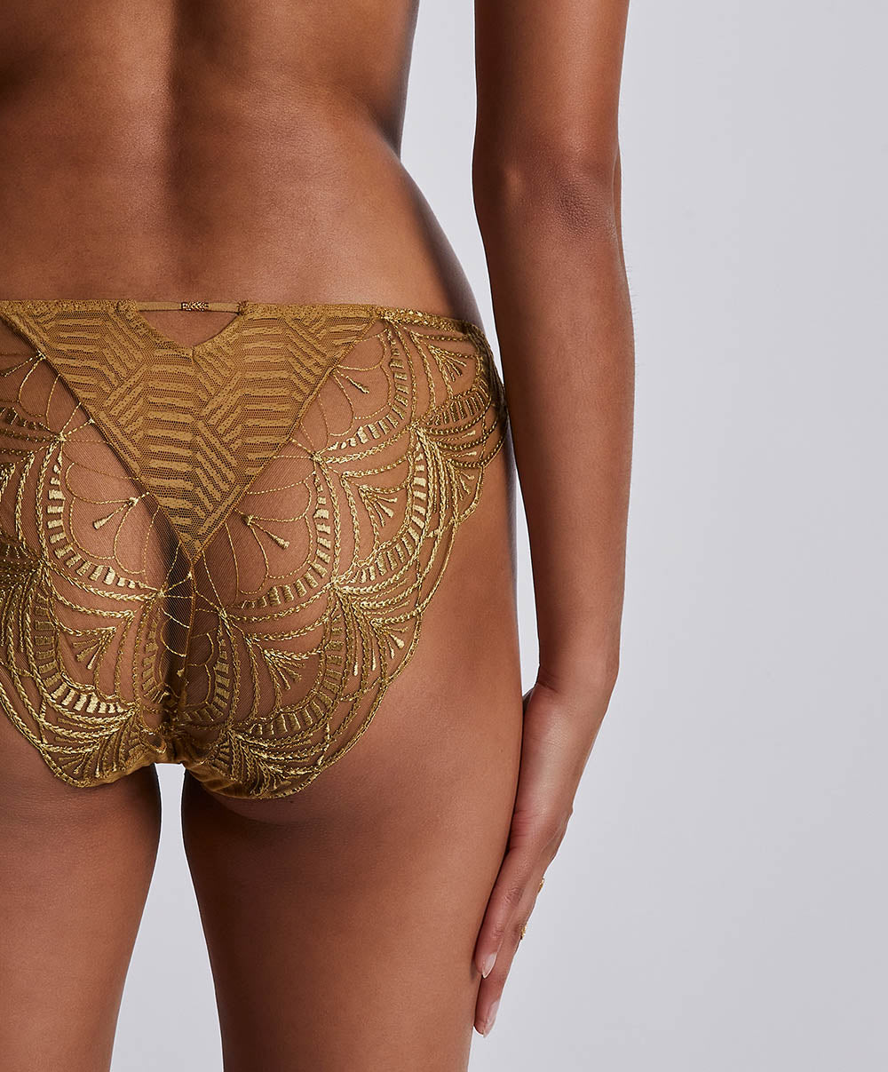 Culotte italien Ethnic vibes Sublime bronze Aubade 2B27-SUBL