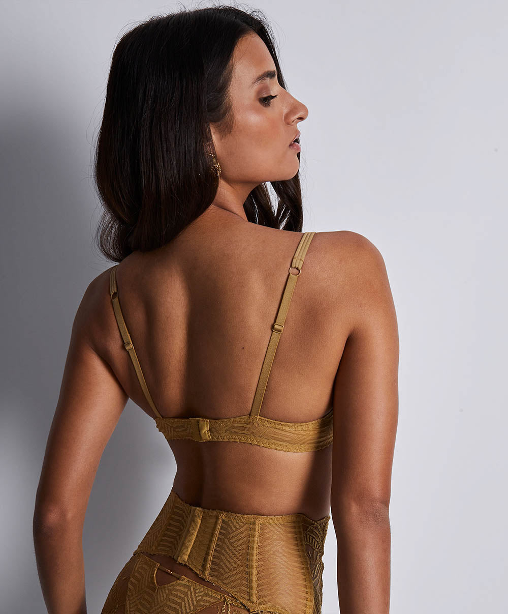 Soutien-gorge corbeille Ethnic vibes Sublime bronze Aubade 2BF14-SUBL