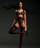 Soutien-gorge triangle armatures Aubade Sumptuous waves X Cindy Bruna Smoky attraction  3CF12-SMAT