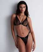 Soutien-gorge triangle armatures Aubade Sumptuous waves X Cindy Bruna Smoky attraction  3CF12-SMAT