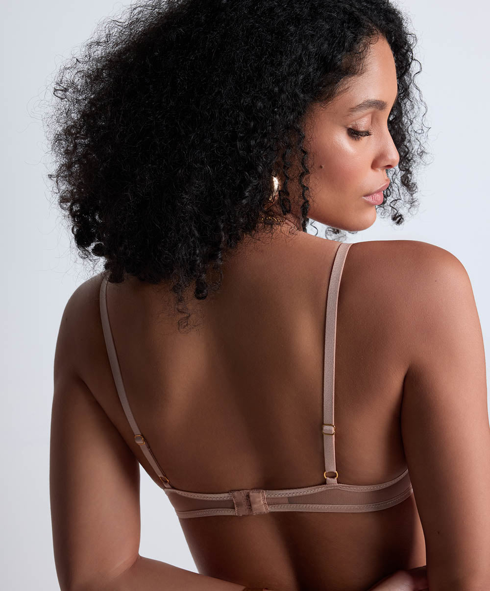 Soutien-gorge corbeille armatures Sound of heart Lavender aura Aubade 4CF14-LAVN