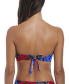 Soutien-gorge de bain bandeau armatures liens convertibles Fantasie swim Monte Cristi multicolore FS6622-MUI face