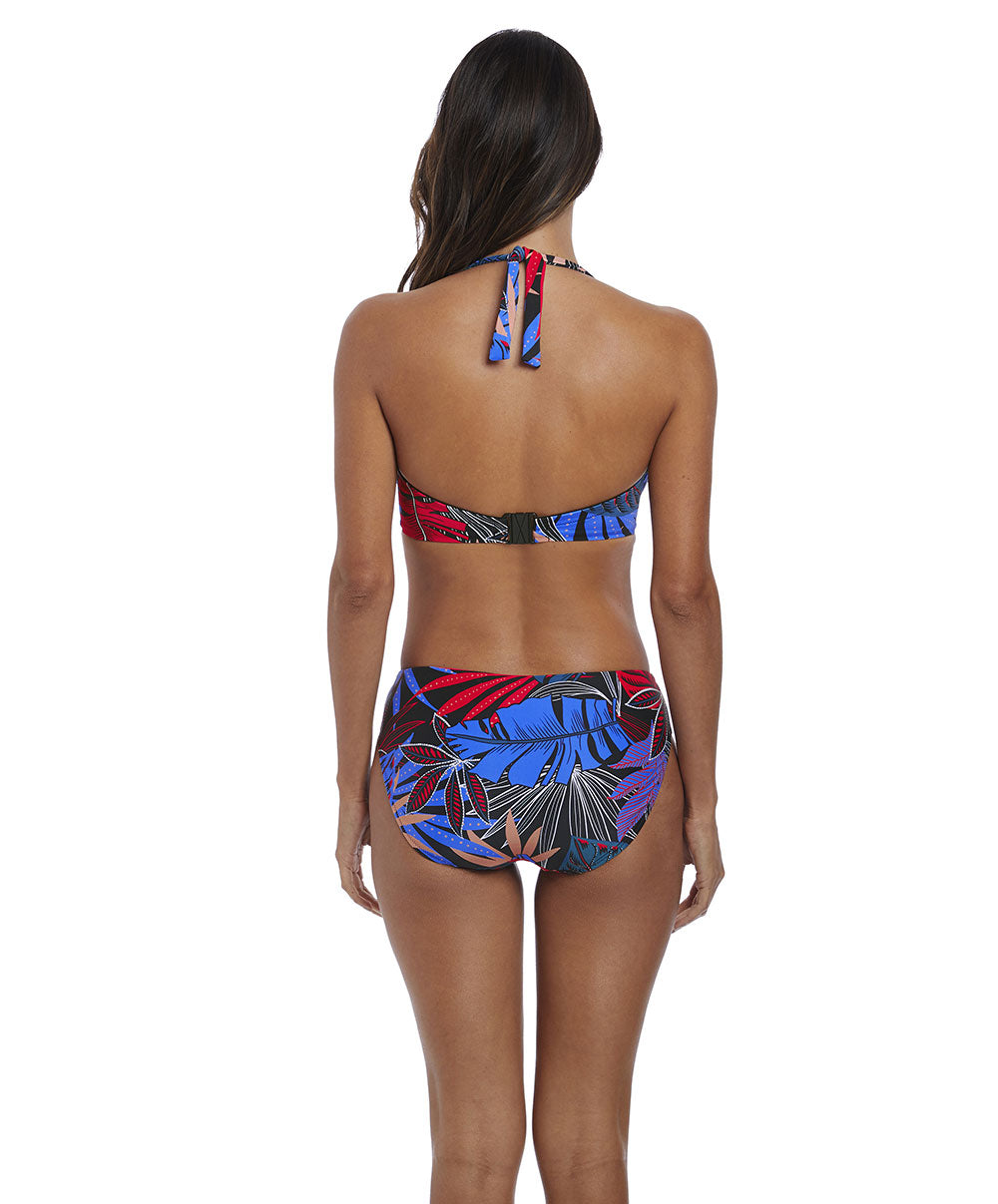 Soutien-gorge de bain bandeau armatures liens convertibles Fantasie swim Monte Cristi multicolore FS6622-MUI face