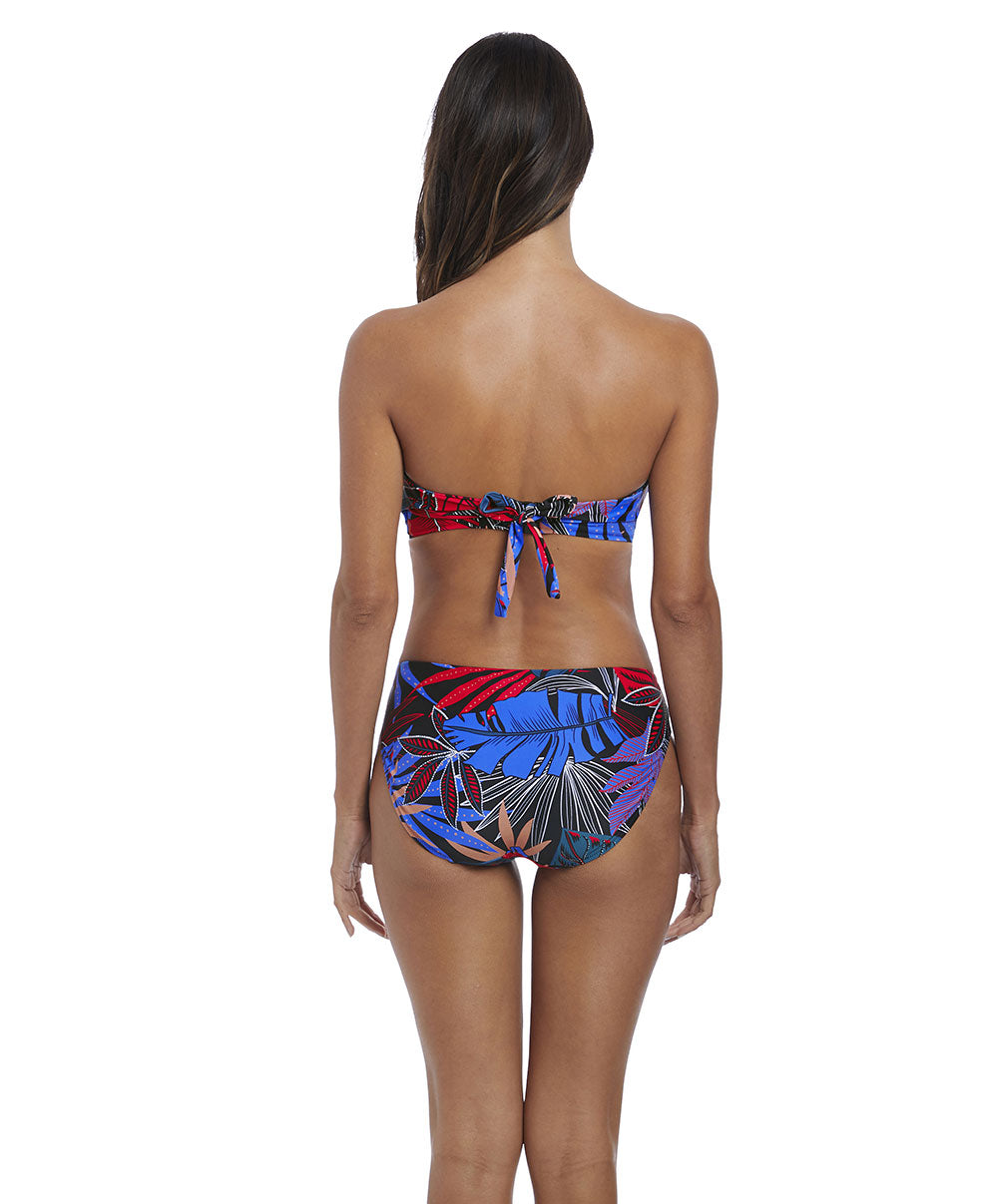 Soutien-gorge de bain bandeau armatures liens convertibles Fantasie swim Monte Cristi multicolore FS6622-MUI face