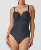 Body  bonnets moulés lisses à armatures invisible PrimaDonna Figuras charbon 0463256-CHB