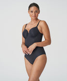 Body  bonnets moulés lisses à armatures invisible PrimaDonna Figuras charbon 0463256-CHB