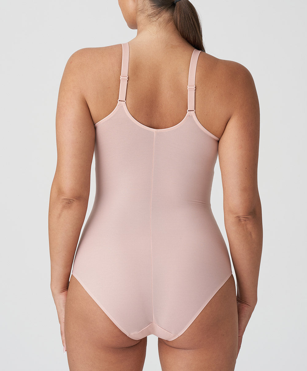 Body  bonnets moulés lisses à armatures invisible PrimaDonna Figuras rose poudré 0463256-PWD