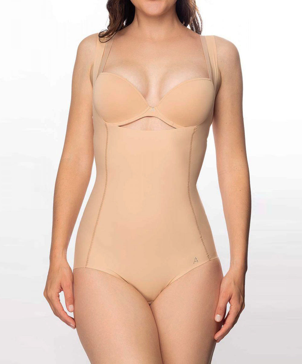 Body gainant sous-poitrine sans bonnets Antigel de Lise Charmel Culte Beauté skin rosé ECH5366-SR