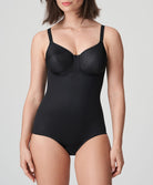 Body sculptant bonnets moulés lisses à armatures invisible PrimaDonna Satin noir 0461330-ZWA