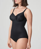 Body sculptant bonnets moulés lisses à armatures invisible PrimaDonna Satin noir 0461330-ZWA
