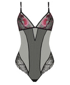 Body sexy prêt-à-porter Lise Charmel Floraison Passion safran rose ALH5286-SR