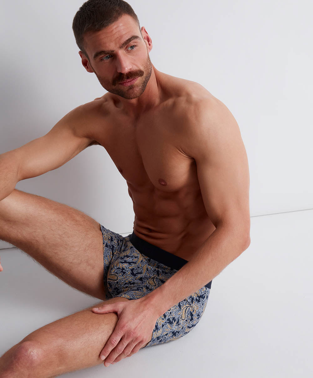 Boxer Aubade Paisley coton biologique GOTS Underwear Aubade Men XB78T/PAIS
