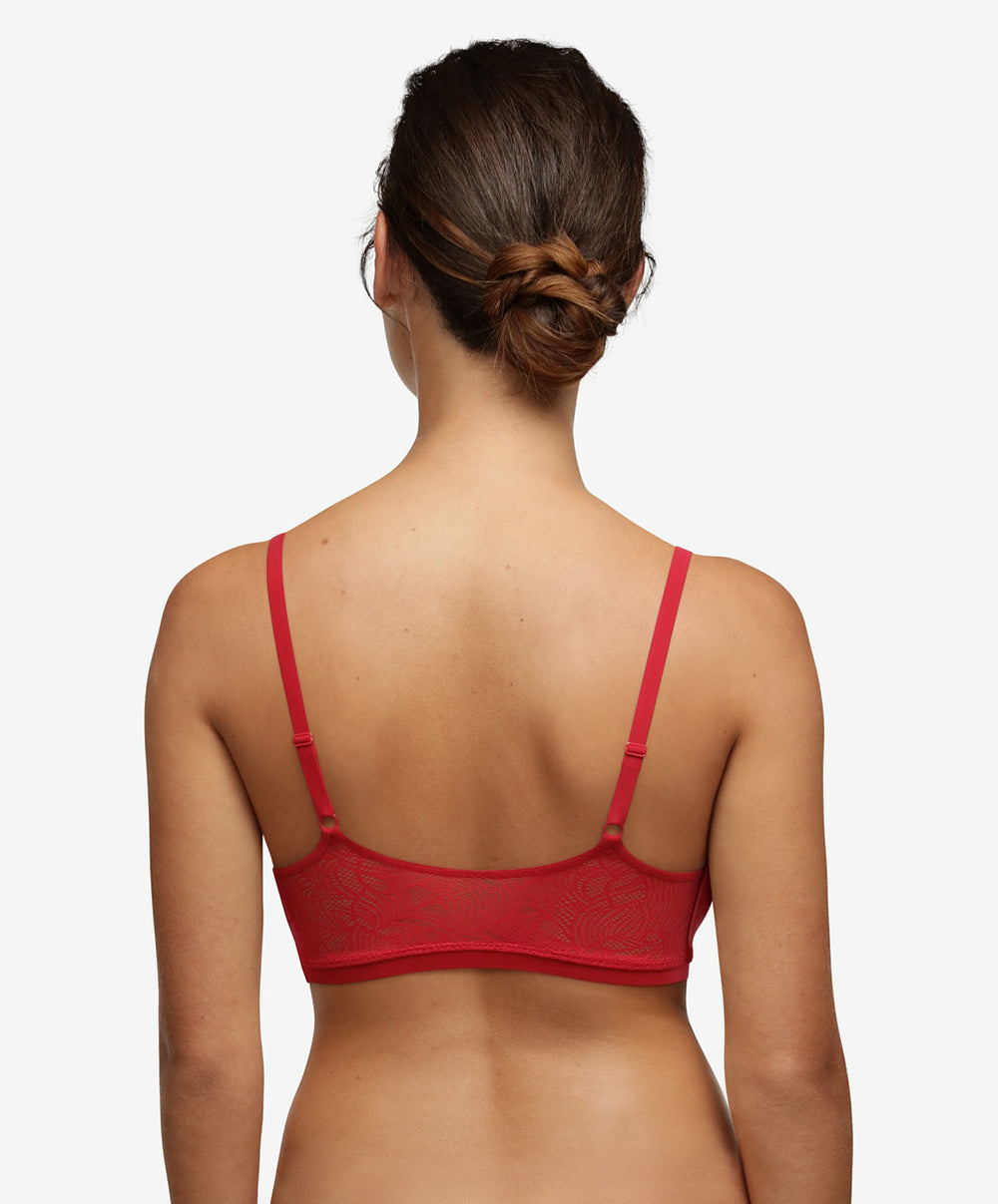 Brassière paddée dentelle Chantelle Soft Stretch coquelicot C11G10-0YU