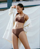 Bralette paddée bretelles réglables Chantelle Soft Stretch noyer C16A20-0ST