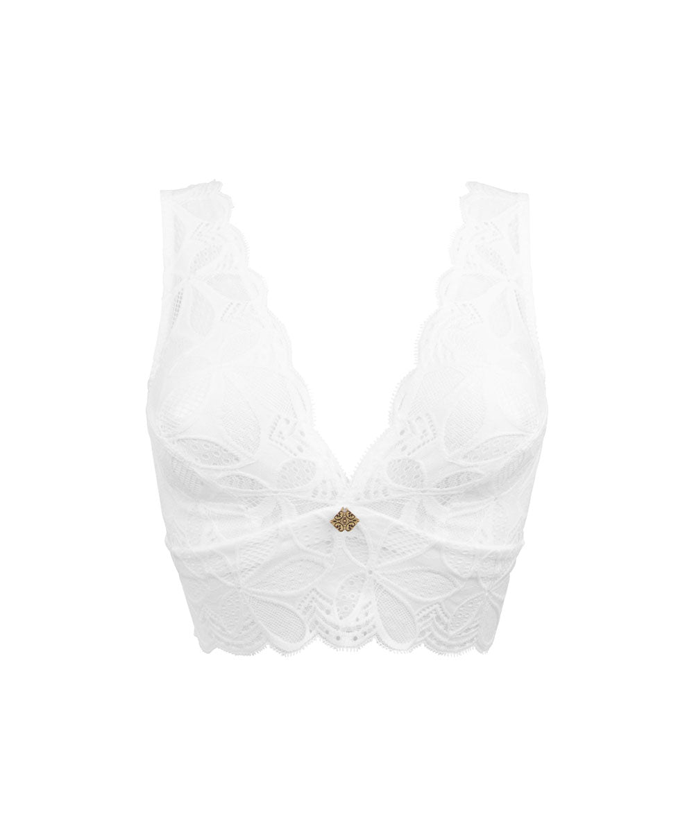 Brassière séduction bralette Antigel de Lise Charmel Stricto Sensuelle blanc ELH6217-BL