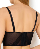 Bustier sexy court Antigel de Lise Charmel Soir Adrénaline noir ECG5295-NO