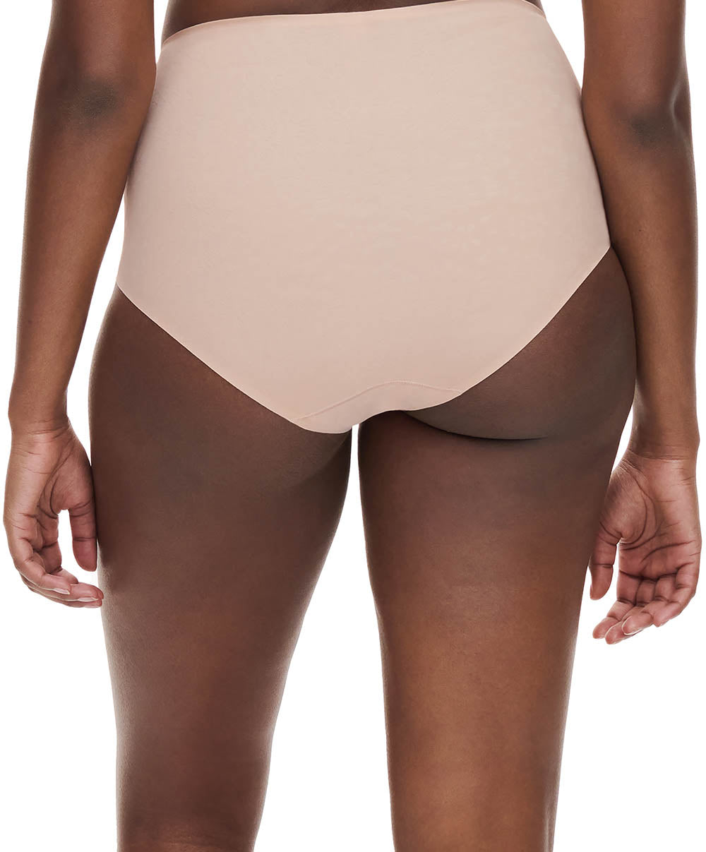Culotte taille haute sculptante invisible Chantelle Comfort Chic rose pale C18JC5-0RG