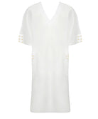Caftan de plage long Lise Charmel bain Éclat Rock blanc ASB6670-BL 100