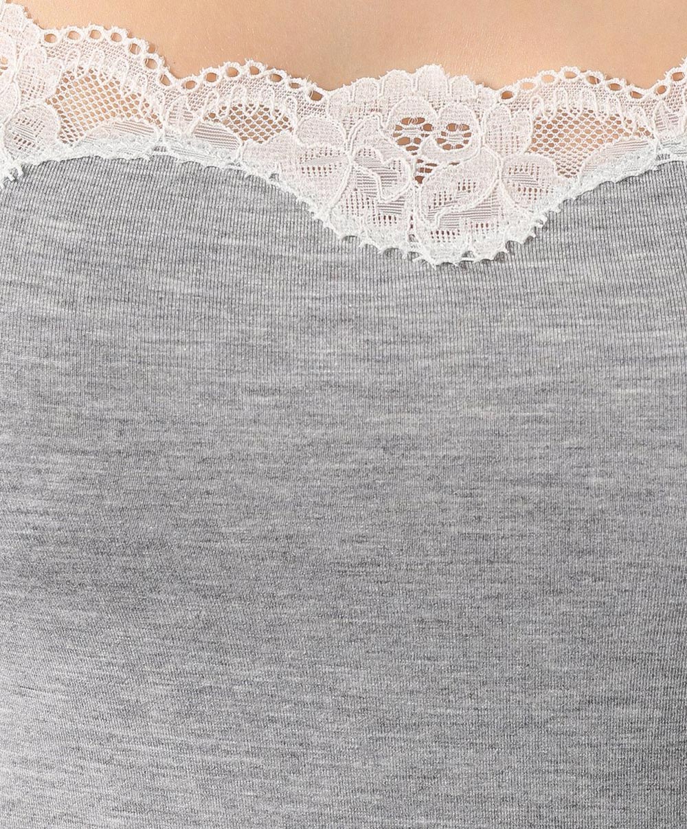 Caraco Antigel de Lise Charmel Simply Perfect chiné gris ENA5006-CG