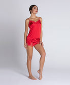 Caraco en soie Lise Charmel Splendeur soie rouge ALC4280-RS