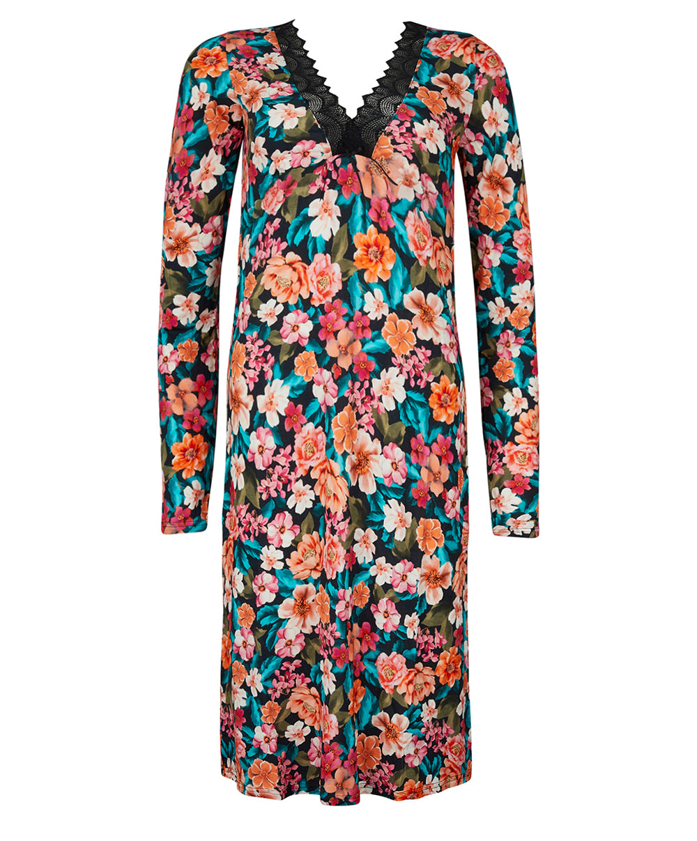 Chemise de nuit Antigel de Lise Charmel Parfum de Kerala bain de fleurs FLJ1854-BF