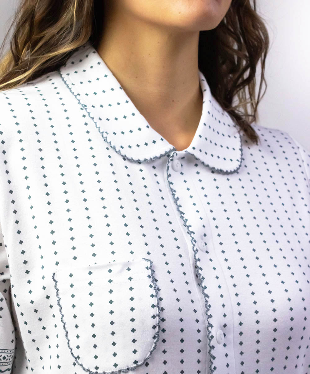 Chemise de nuit manches courtes SALLY 2 Canat 21E-CA.SALLY.CN2