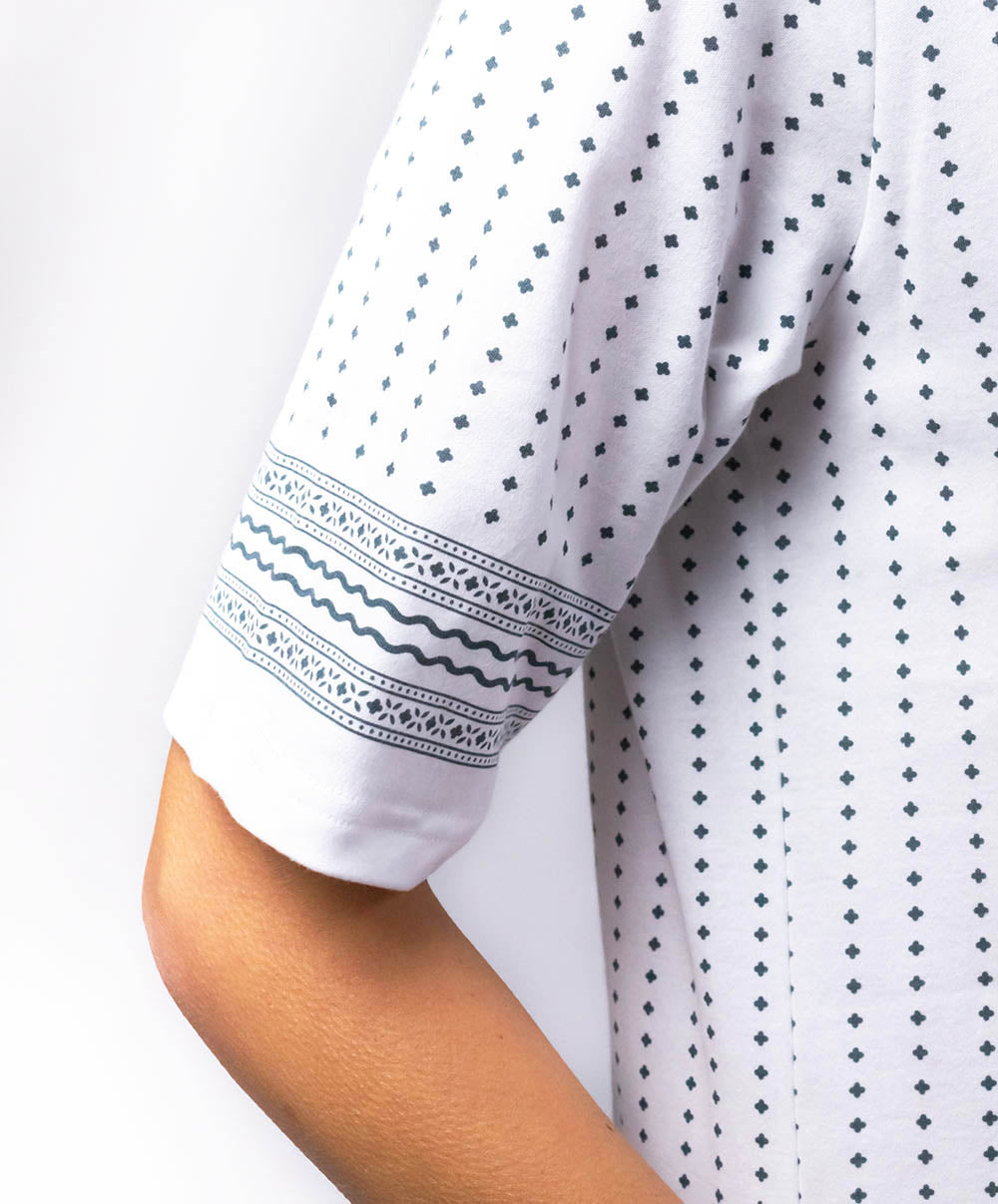 Chemise de nuit manches courtes SALLY 2 Canat 21E-CA.SALLY.CN2