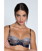 Collier Lise Charmel Déesse en Glam marine argent AIH0315-MA