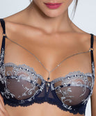 Collier Lise Charmel Déesse en Glam marine argent AIH0315-MA
