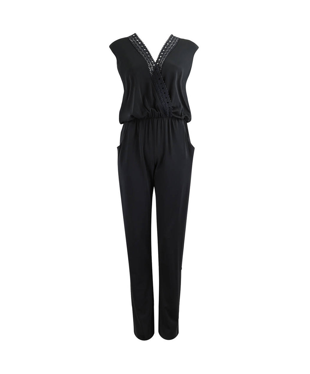 Combi-pantalon de plage Lise Charmel bain Ajourage Couture noir ASA3015-NO 6
