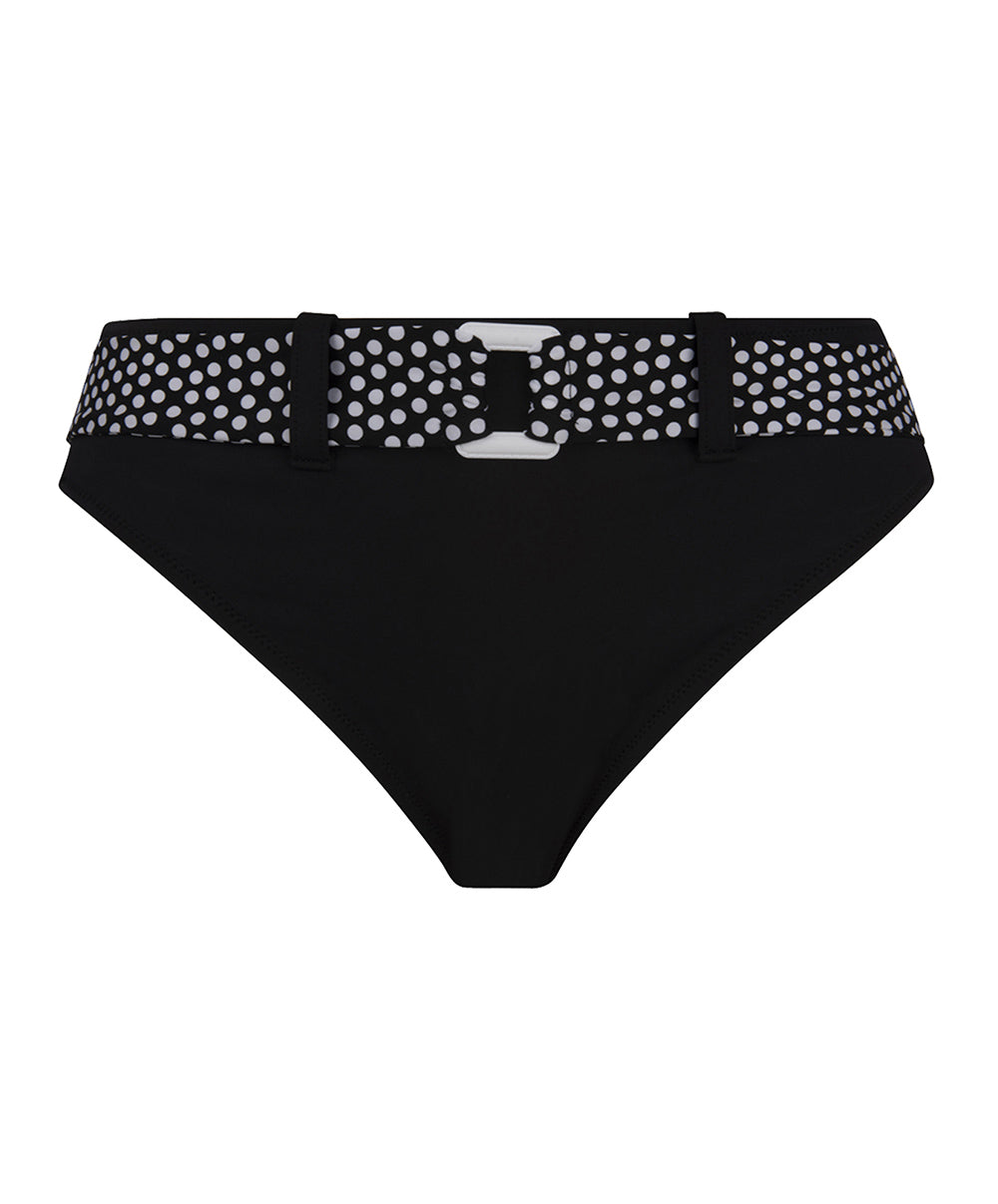 Culotte de bain "Charme" La Muse Dolce Vita pois noir Antigel Bain FBB1386-PN