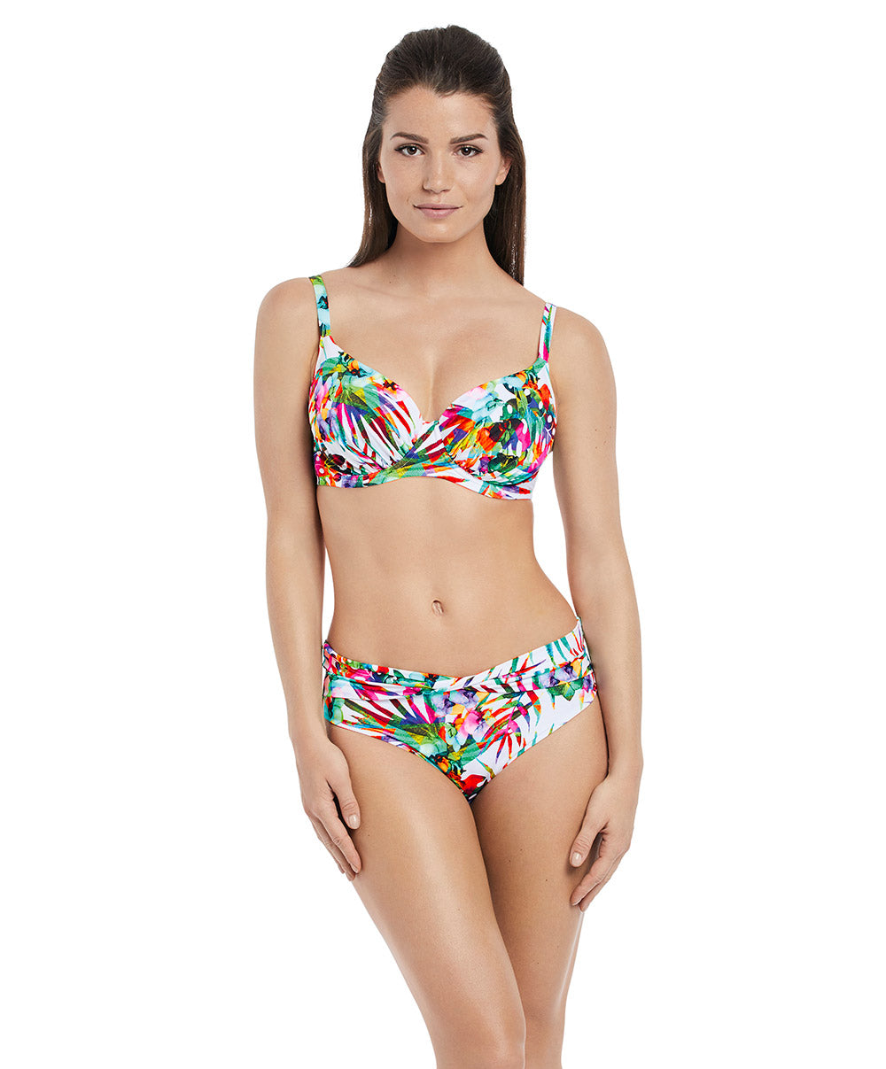 Slip de bain classique twisté Margarita Island Fantasie Swim Multicolore