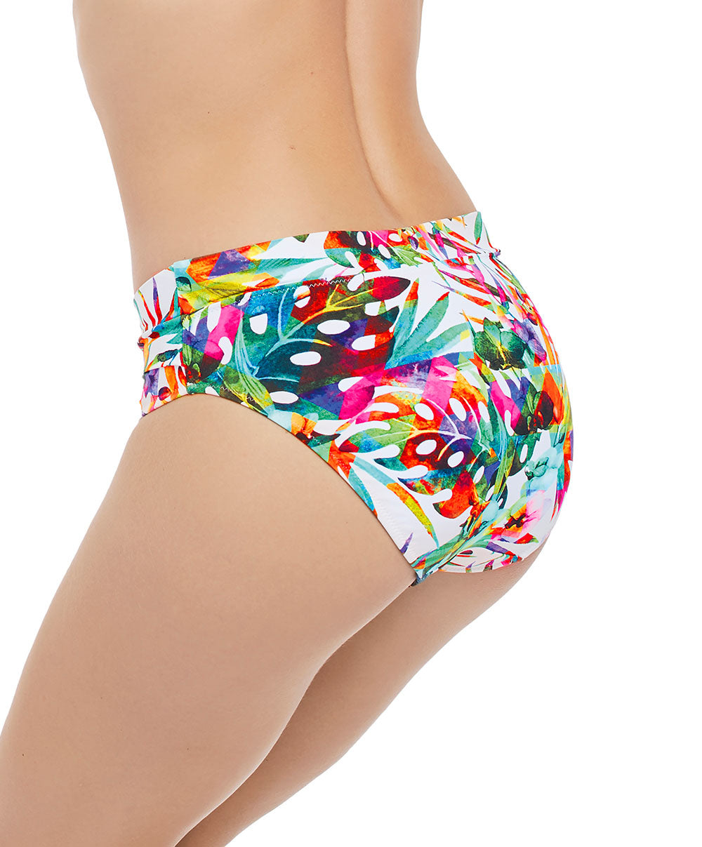 Slip de bain classique twisté Margarita Island Fantasie Swim Multicolore