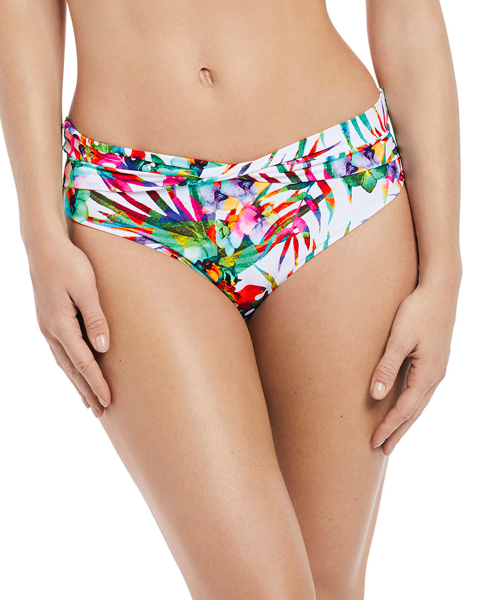 Slip de bain classique twisté Margarita Island Fantasie Swim Multicolore