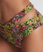 Bas de maillot culotte haute Exotic fever Deep forest Aubade Bain LK24-DEEF