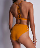 Bas de maillot culotte haute Gipsy muse Saffron Aubade Bain 2P24-SAFF