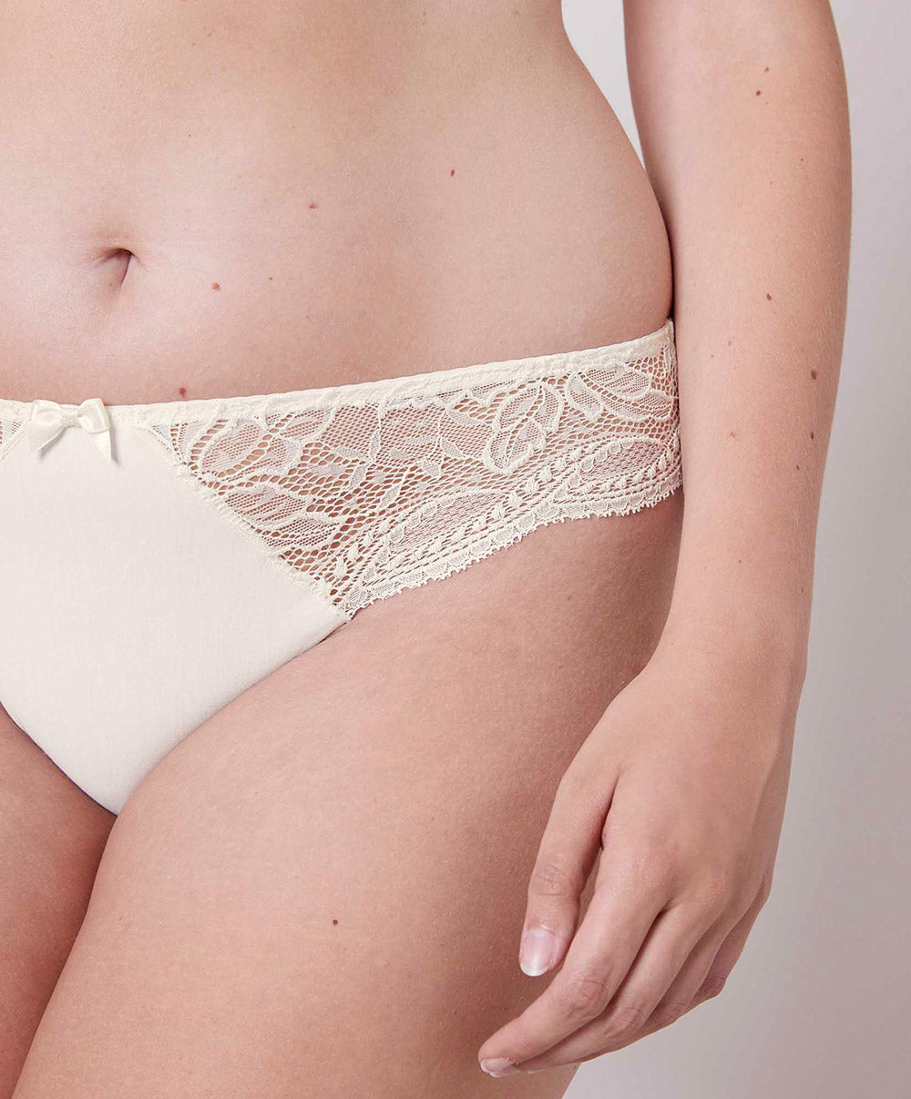 Culotte en coton Simone Pérèle Eden naturel 12E727-030